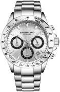 Stührling Original Herreur 3960.9 Aquadiver Sølvfarvet/Stål Ø42 mm