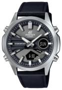 Casio Herreur EFV-C120L-8AEF Edifice Grå/Læder Ø45.5 mm