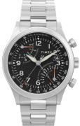 Timex Herreur TW2W47800 The Waterbury Sort/Stål Ø43 mm
