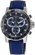 Tissot Herreur T125.617.17.051.03 Supersport Sort/Gummi Ø45.5 mm