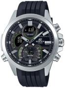 Casio Herreur ECB-30P-1AEF Edifice Sort/Gummi Ø48.7 mm