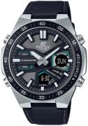 Casio Herreur EFV-C110L-1AVEF Edifice Grå/Læder Ø46.9 mm