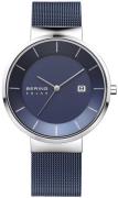 Bering Herreur 14639-307 Solar Blå/Stål Ø39 mm