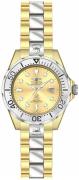 Invicta Herreur 16038 Guld/Gul guldtonet stål Ø47 mm