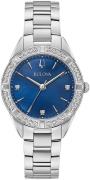 Bulova Dameur 96R243 Classic Blå/Stål Ø32 mm