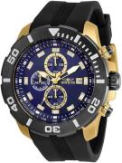 Invicta Herreur 30737 Pro Diver Blå/Gummi Ø52 mm