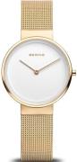Bering Dameur 14531-334 Classic Hvid/Gul guldtonet stål Ø31 mm