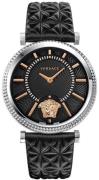 Versace Dameur VQG020015 V Helix Sort/Læder Ø38 mm