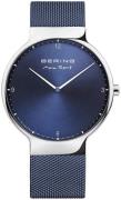 Bering Herreur 15540-307 Max Rene Blå/Stål Ø40 mm