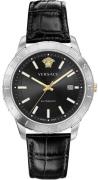 Versace Herreur VE2D00221 Univers Sort/Læder Ø43 mm