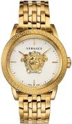 Versace Herreur VERD00318 Plazzo Empire 43mm Hvid/Gul guldtonet stål