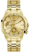 Guess Herreur GW0490G2 Classic Guldfarvet/Gul guldtonet stål Ø44 mm