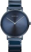 Bering Herreur 18539-797 Ceramic Blå/Stål Ø39 mm