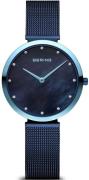 Bering Dameur 18132-398 Classic Blå/Stål Ø32 mm
