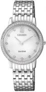 Citizen Dameur EX1480-82A Eco Drive 180 Hvid/Stål Ø30 mm
