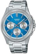 Casio Herreur MTP-1375PD-2A2VEF Blå/Stål Ø42 mm