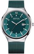 Bering Herreur 14442-808 Solar Grøn/Stål Ø42 mm