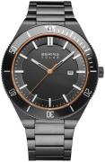 Bering Herreur 14443-779 Solar Grå/Stål Ø43 mm