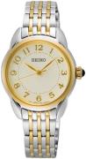 Seiko Dameur SUR562P1 Classic Beige/Gul guldtonet stål Ø28.7 mm