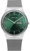 Bering Herreur 11938-008DD Classic Grøn/Stål Ø38 mm