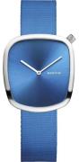 Bering Dameur 18034-308 Pebble Blå/Tekstil Ø34 mm