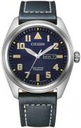 Citizen Herreur BM8560-45LE Eco Drive Blå/Læder Ø42 mm