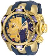 Invicta Herreur 34848 Marvel Flerfarvet/Gul guldtonet stål Ø52.5 mm