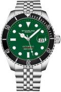 Stührling Original Herreur 4045.3 Diver Grøn/Stål Ø44 mm