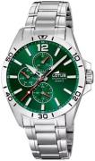 Lotus Herreur 18812/7 Multifunction Grøn/Stål Ø42 mm
