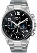 Lorus Herreur RT391GX9 Sports Sort/Stål Ø44 mm
