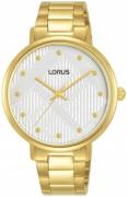 Lorus Dameur RG298UX9 Dress Hvid/Gul guldtonet stål Ø36 mm