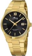 Lotus Herreur 18837/3 Classic Sort/Guldtonet stål Ø40 mm