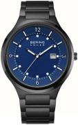 Bering Herreur 14442-727 Solar Blå/Stål Ø42 mm