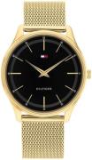 Tommy Hilfiger Herreur 1710469 Classic Sort/Stål Ø40 mm
