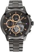 Tommy Hilfiger Herreur 1680670 Classic Sort/Stål Ø44 mm