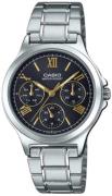 Casio Dameur LTP-V300D-1A2UDF Classic Sort/Stål Ø33 mm