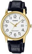 Casio Herreur MTP-V002GL-7B2UDF Classic Hvid/Læder Ø44 mm