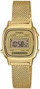 Casio Dameur LA-670WEMY-9EF Classic LCD/Gul guldtonet stål 25x30 mm