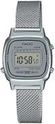 Casio Dameur LA-670WEM-7DF Classic LCD/Stål 30x25 mm