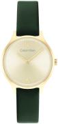 Calvin Klein Dameur 1681253 Classic Guldfarvet/Tekstil Ø28 mm