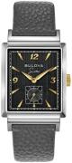 Bulova Herreur 98A261 Sinatra Sort/Læder