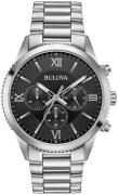 Bulova Herreur 96A212 Classic Sort/Stål Ø42 mm