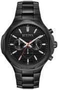 Bulova Herreur 98A189 Classic Sort/Stål Ø45.5 mm