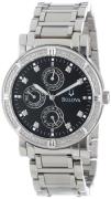 Bulova Herreur 96E04D Diamond Sort/Stål Ø40 mm