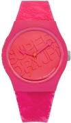 Superdry Dameur SYL169P Classic Rosa guldfarvet/Gummi Ø38 mm