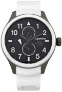 Superdry Herreur SYG110W Classic Sort/Gummi Ø44 mm