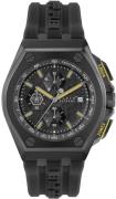 Philipp Plein Herreur PWGAA0221 Plein Extreme Sort/Gummi Ø44 mm