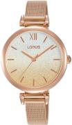 Lorus Dameur RG232QX9 Ladies Rosa guldfarvet/Rosaguldtonet stål Ø32