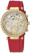 Guess Dameur GW0484L1 Solstice Skeletskåret/Gummi Ø36 mm