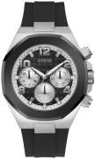Guess Herreur GW0583G1 Empire Sort/Gummi Ø47 mm
